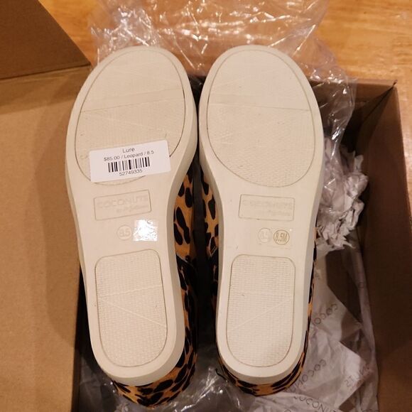 Coconuts by Matisse, 8.5, Leopard Animal Print Leather & Fur Ankle Slip On Boots - Picture 5 of 7